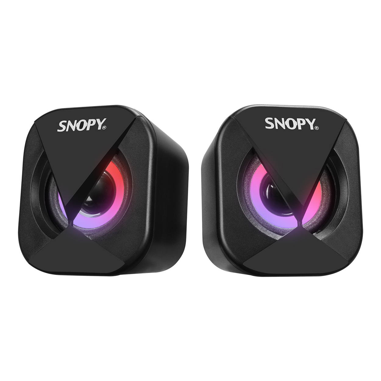 JuvK8SLqSsOimWtzZpplrXp7YEsHetyhwwIvWZcf SNOPY SN-83U 2.0 Mini Led Işıklı 2Wx2CH Siyah USB Gaming Speaker Hoparlör - KAR65397 - Görsel 1