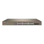 TENDA TEG5328XP-24-410W 24GE PoE Port (370W), 4x10G SFP+ L3 Yönetilebilir Switch - KAR64964