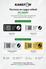 KAREFON  Qr Araç Etiketi - Mobil - Son Teknoloji Araç İletişim Platformu - KAR65485 - Görsel 2