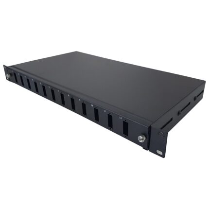 OJC FİBER PANEL 1U 12 PORT SC-DX SİYAH - KAR64857