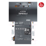 ASUS PRIME B840M-K AMD B840 AM5 DDR5 8000 2xM2 USB3.2 AURA RGB 2.5Gbit LAN mATX - KAR64734 - Görsel 3