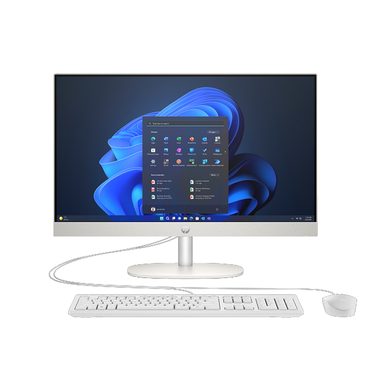 b58tDrAfRLO8UNRdyhWjSE5KHxCPcCY26rstaCPY HP ProOne 240 G10 23.8" Beyaz Ultra 5-125U 16GB 512SSD FDOS AIO PC - KAR65313 - Görsel 1