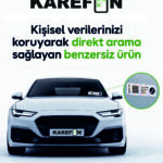KAREFON  Qr Araç Etiketi - Mobil - Son Teknoloji Araç İletişim Platformu - KAR65485