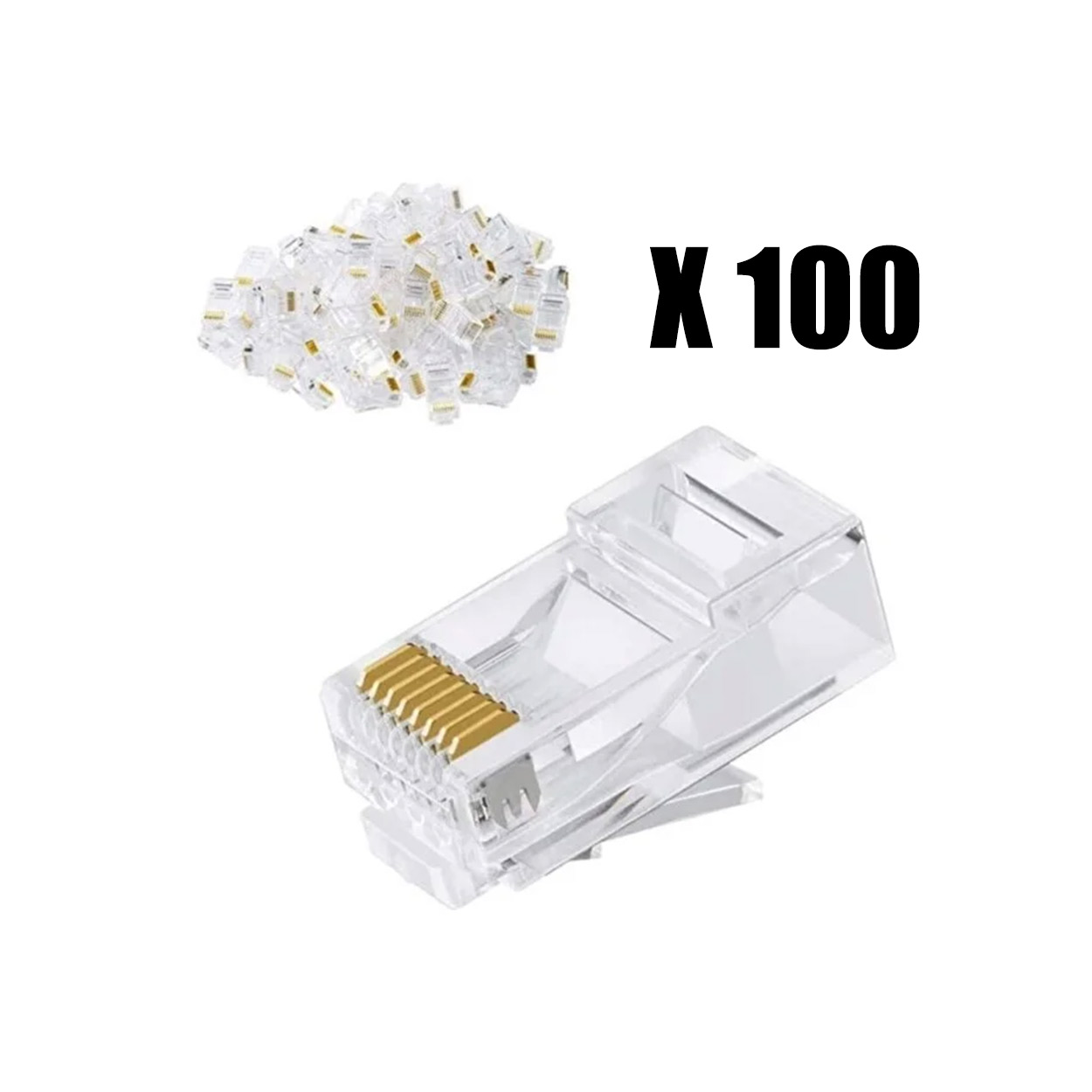 gYUvmXRAAab1kswUDE9m659eEb1YHUXlenw1a2m7 MOLIX RJ45 Cat6 UTP RJ-45 100 Lü Pkt Konnektör - KAR63444 - Görsel 1