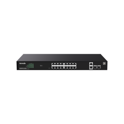 TENDA TEG2220P-16-250W 16GE PoE Port (250W), 2x Uplink, 2xSFP Cloud Yönetilebili - KAR63240