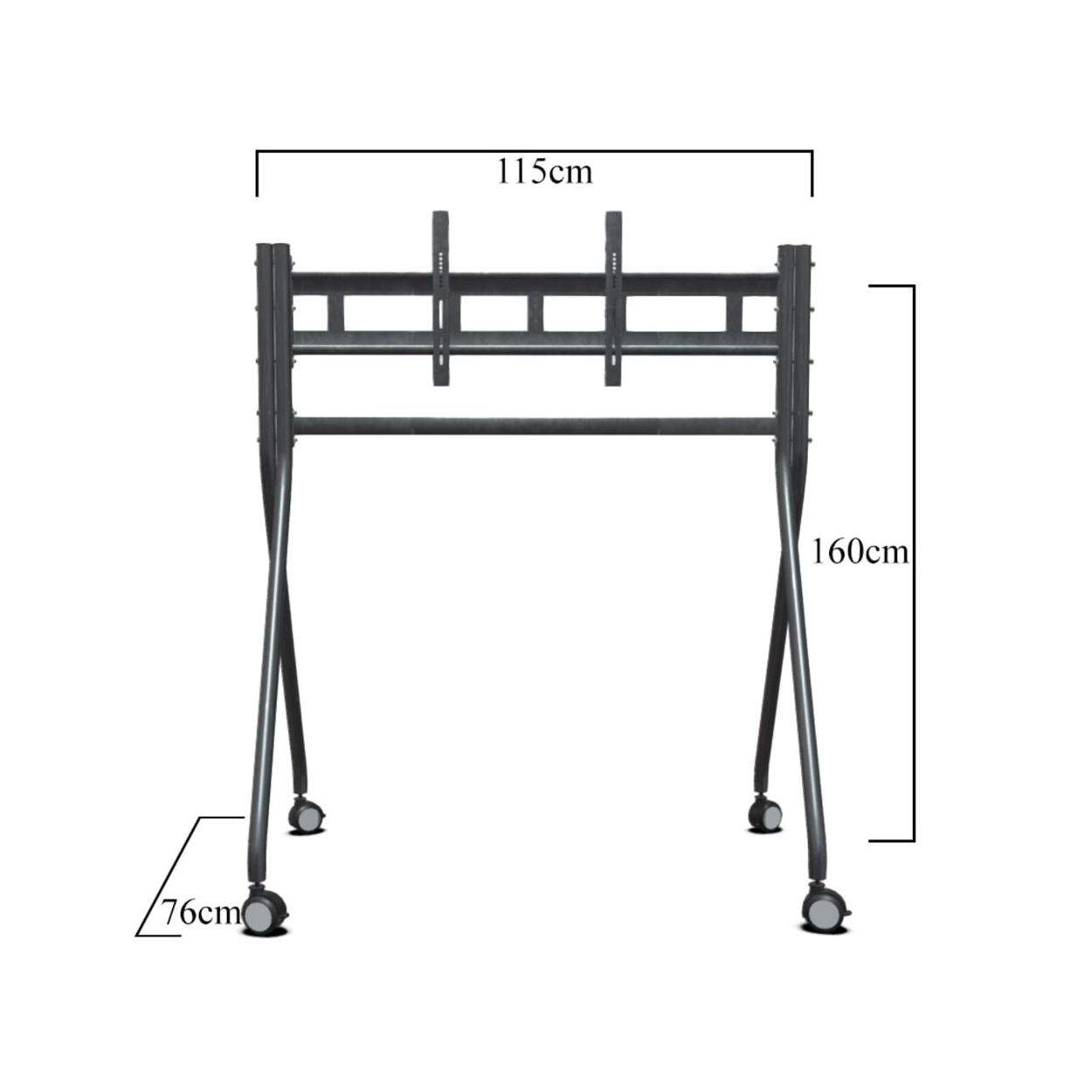 rITfoSo1921H4hptNsWXm3YPQfnEwcBerLbL6Zfb TRK-501-B Endüstriyel, Universal 42", 55",65", 75"Tekerlekli TV, Ekran Standı - KAR65210 - Görsel 1